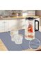 Silicone Dish Drying Mat, Four-Fold Foldable Hot Pad for Kitchen Counter, Large Non-Slip Drai - 5