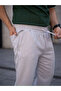 Men's Linen Pocketed Stitched Jogger Buggy Pants Comfortable Fit - Gray