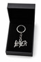 Slayer Logo Metal Keychain – Heavy Metal Music Themed Key Accessory - 2