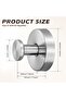 2-Pack Brushed Silver Heavy-Duty Suction Cup Hooks Waterproof for Shower Tile - 3