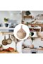 Suitable for Boho Wall Baskets Woven Decoration Natural Planter Garden Balcony Living Room - 3