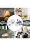 30 furniture knobs, 30mm in diameter, made of stainless steel, suitable for cabinet knobs, drawer knobs, and door knobs - silver. - 4