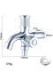 Double-position faucet, single-hole mixer faucet, chiller, dual-outlet faucet, G1/2 - anti-slip design - 2