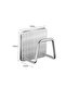 Kitchen sink sponge holders (6-pack), strong adhesive sink sponge holders, 304 stainless steel sponge holders, for kitchen accessories, silver - 2