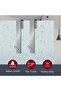 2-piece shower hook set, no-drill towel hooks, suitable for frameless glass shower doors (silver). - 4
