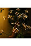 2-Piece Solar Garden Lights LED Lights 8 Lighting Modes Waterproof Solar Lights for Gardens Lawns Patios Christmas Warm Light - 2