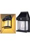 Outdoor solar wall light, waterproof tungsten filament lamp, sensor light, home garden wall light, villa lighting night light.