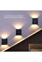 Garden lights, 4-piece set, solar LED wall lights, solar garden wall lights - 3