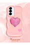 Samsung Galaxy A36/A56 Compatible Case with Sweet Pink Heart Motifs in Three Colors to Choose from