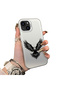 iPhone 15 Compatible Hard Acrylic Back Silicone Edge Lens Protection Case
