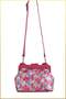 Chin Women's Patterned Scholarship Hand and Shoulder Bag - Fuchsia - 6