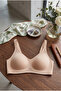 Laser Cut Seamless Underwire-Free Premium Bra with Mesh Detail - 4