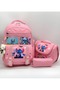 Girl's Triple Primary School School Bag Set (Bag Thermal Lunch Bag Pen Holder Keychain Accessory)