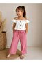 100% Cotton Gofreli Blouse, Special Pattern Gray Striped Cotton/Linen Trouser Set, Comfortable Fit