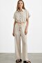 26Ypnt02177 Women's Transparent Striped Pants