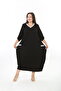 Women's Lycra Viscose Striped Plus Size Dress - 3