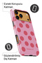 (Magsafe) iPhone 17 Pro Pink Polka Dot Double Layer Essential Tough Phone Case - 4