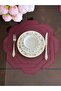 Double-Sided Leather Supla American Service Set. Burgundy (1 Piece) - 2