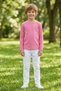 Boys' Long Sleeve Basic Plain T-Shirt 100% Cotton Crew Neck T-Shirt (Ages 2-13) - 6