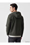 Khaki Regular Fit Hooded Men's Jacket - 4