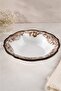 Porcelain Velour Brown Fulya Bowl 26cm Single - 2