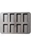 Financier cake mold, small loaf pan, 8-hole baking mold, non-stick coating, sturdy and durable, size: 25.5x20x4 cm, for making muffins, brownies