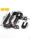 Stainless steel self-closing double-leaf car door hinges, suitable for cafes, bars, and barn doors, with a load-bearing capacity of up to 20 kg. - 2