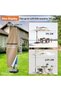Oxford cantilever parasol cover, made of waterproof, UV-resistant, and weatherproof Oxford cloth, with storage bag, for outdoor locations such as... - 2