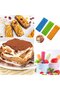 Cereal Bar Baking Mold Granola Bar Mold 3-Piece Set Silicone Baking Mold 10-Hole Design Chocolate Meringue Bars 24.5*9*2 cm - 4