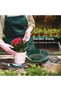 4-in-1 Garden Sieve Set 30cm Round Metal Soil Sand Shovel Gloves - 4