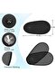 2-Pack 180° Rotating Stroller & Car Side Window Sunshades with Suction Cups (40x20cm, Black) - 5