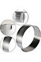 Ring cake cutter, adjustable ring seven-layer mousse cake cutter, easily cuts the cake base, DIY round bread baking mold. - 2