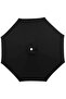 (Black) 3-meter sun umbrella replacement cover, waterproof, UV resistant, washable, breathable (canopy only)