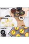 2.5-inch Chrysanthemum Cake Cupcake Mold (12 pieces) - 2