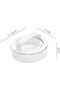 1-Piece 3-in-1 Hamburger Press - Burger Patty Mold - Bacon Press - Suitable for Beef, Pork and Vegetables - White - 2