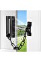 2-pack black door chain locks, interior door security chain, high-quality thickened door chain - 3