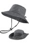 Unisex sun hat, jungle sun hat, wide-brimmed sun hat, UV protection, fishing hat, foldable, suitable for hunting, hiking and tropical climates.