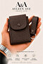 Viral Vegan Leather Card Holder Wallet & Keychain Set |   Cash Money Box with Gift Box
