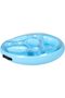 Portable Blue Floating Pool Beverage & Snack Bar - Lightweight Drink Holder Tray for Pool Parties & Beach