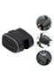 Bicycle bag, made of black Oxford nylon, for secure storage of smartphones and essentials. - 3