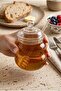 Borosilicate Glass Honey Jar 400 ml - Glass Honey Bowl with Spoon and Lid - 3