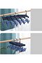 Foldable sock dryers - sock rack | hanging clothes rack | foldable clothes rack | windproof swivel hook sock rack clothes rack | sock rack - 5