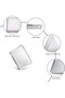 1-Piece Baking Pan with Cooling Rack - Small Baking Pan with Cooling Rack - Suitable for baking cookies, bread, meats, etc. - 25×25×2.5 cm - Silver - 5