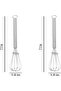 Household manual stainless steel egg beater, handheld spring dough mixer, kitchen baking tools - 2
