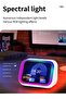 Smart alarm clock with Bluetooth speaker, weather display, night light, music player, story player, photo frame, perfect gift, Bluetooth app - 4