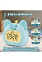 Elephant Alarm Clock - w/Night Light - Fun Digital Sleep Trainer - w/LED Display - Countdown - Recharge Bedside Alarm Clock - For Both Boys & Girls - 3