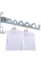 Stainless steel clothes drying rack, balcony clothes hook, foldable outdoor clothes drying rack, wall-mounted clothes drying rod - 2