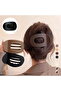 4-Pack Women's Flat Hair Clips – Duckbill Flat Claw Clips, Matte Rectangular, Non-Slip Claw Clips, Strong Hold Round Hair Accessories - 2