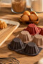 30010-3 Silicone Flower Muffin Mold Set of 6 |   Non-Stick Cupcake and Mini Cake Mold - 2