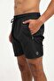 Men's Slim Fit Black Swimsuit - 3